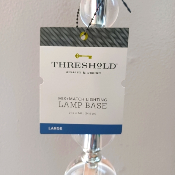 LAST DAY!!Threshold Acrylic Lamp Base - Picture 7 of 9